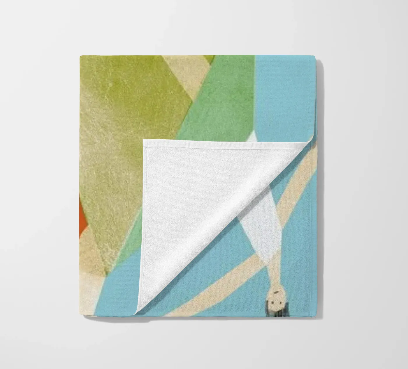 Dancing Blue strandhanddoek van Monika Aichele