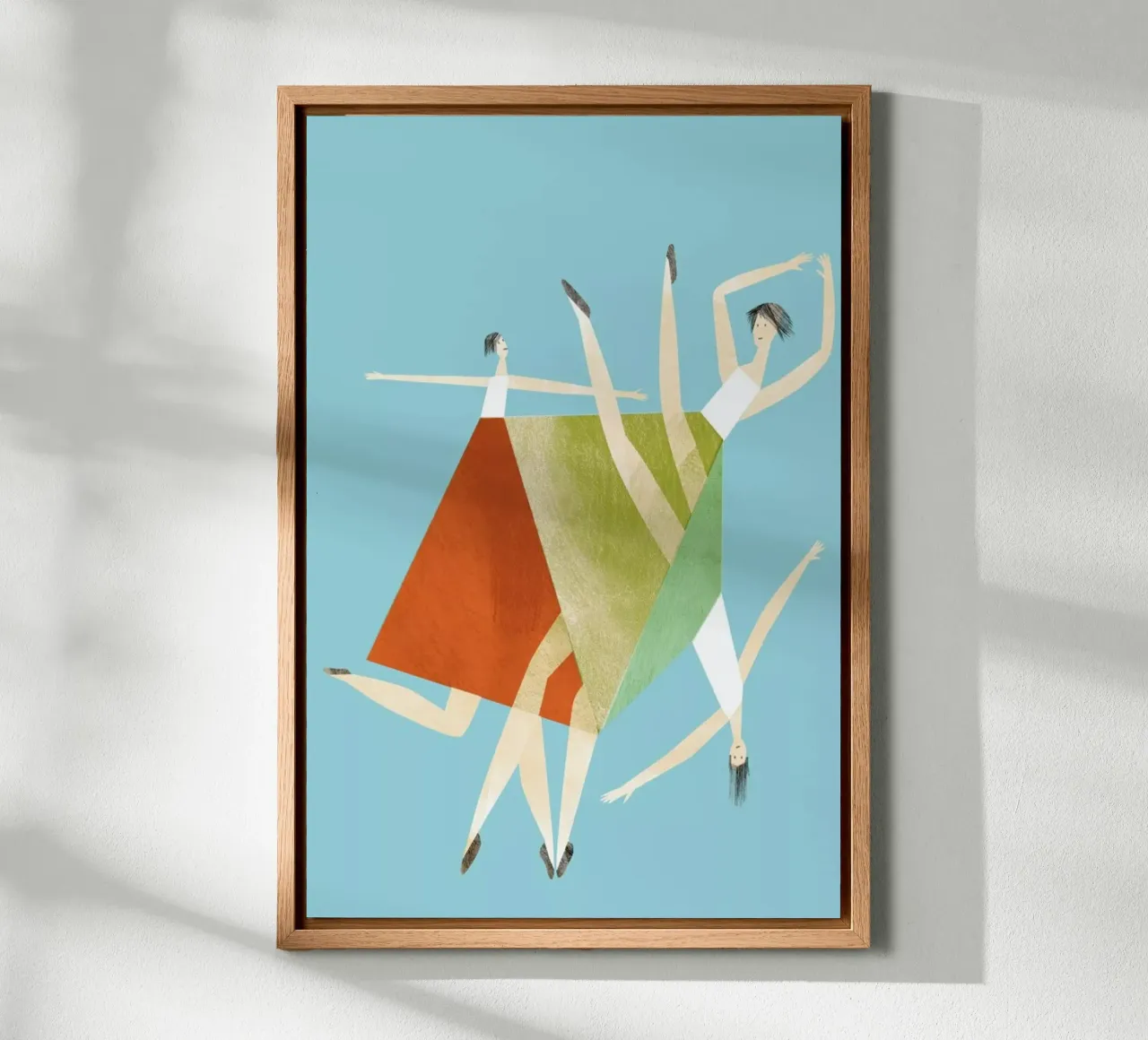 Dancing Blue pannello forex da Monika Aichele