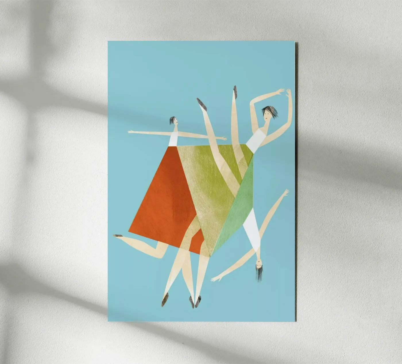 Dancing Blue alluminio dibond da Monika Aichele