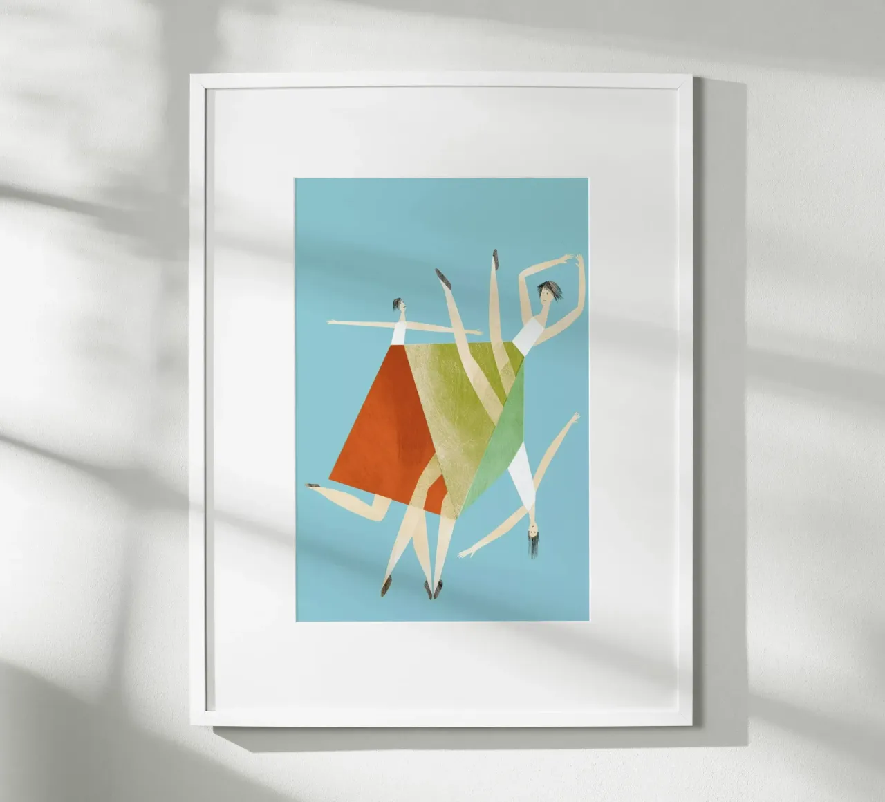 Dancing Blue poster da Monika Aichele