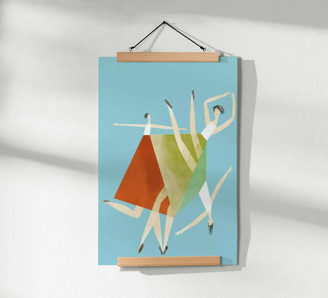 Dancing Blue poster da Monika Aichele