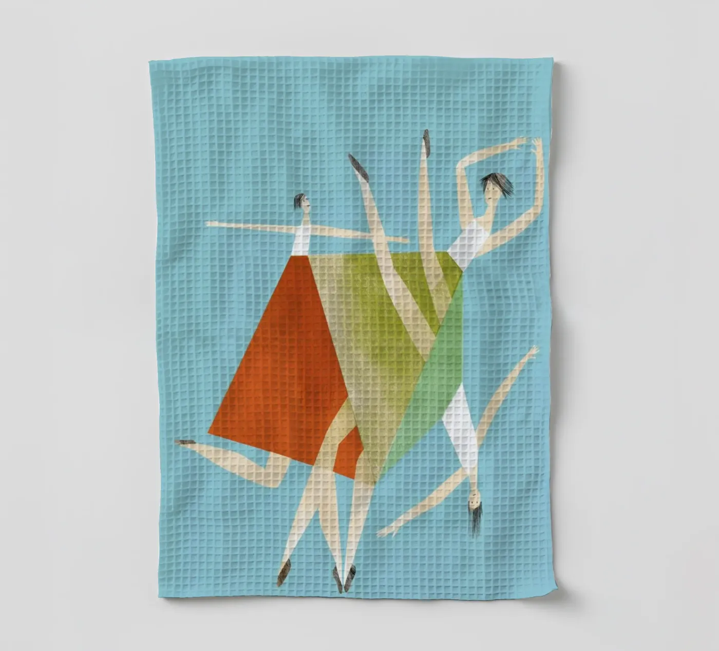 Dancing Blue torchon de Monika Aichele