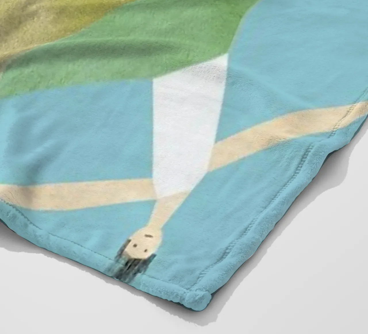 Dancing Blue fleecedeken van Monika Aichele