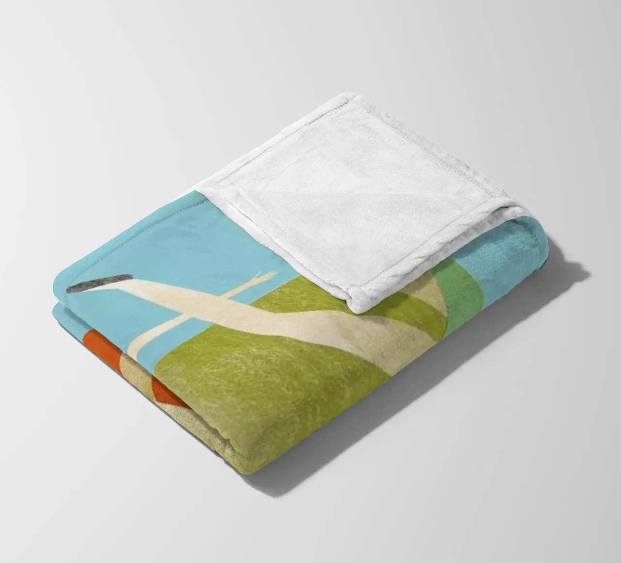 Dancing Blue fleecedeken van Monika Aichele