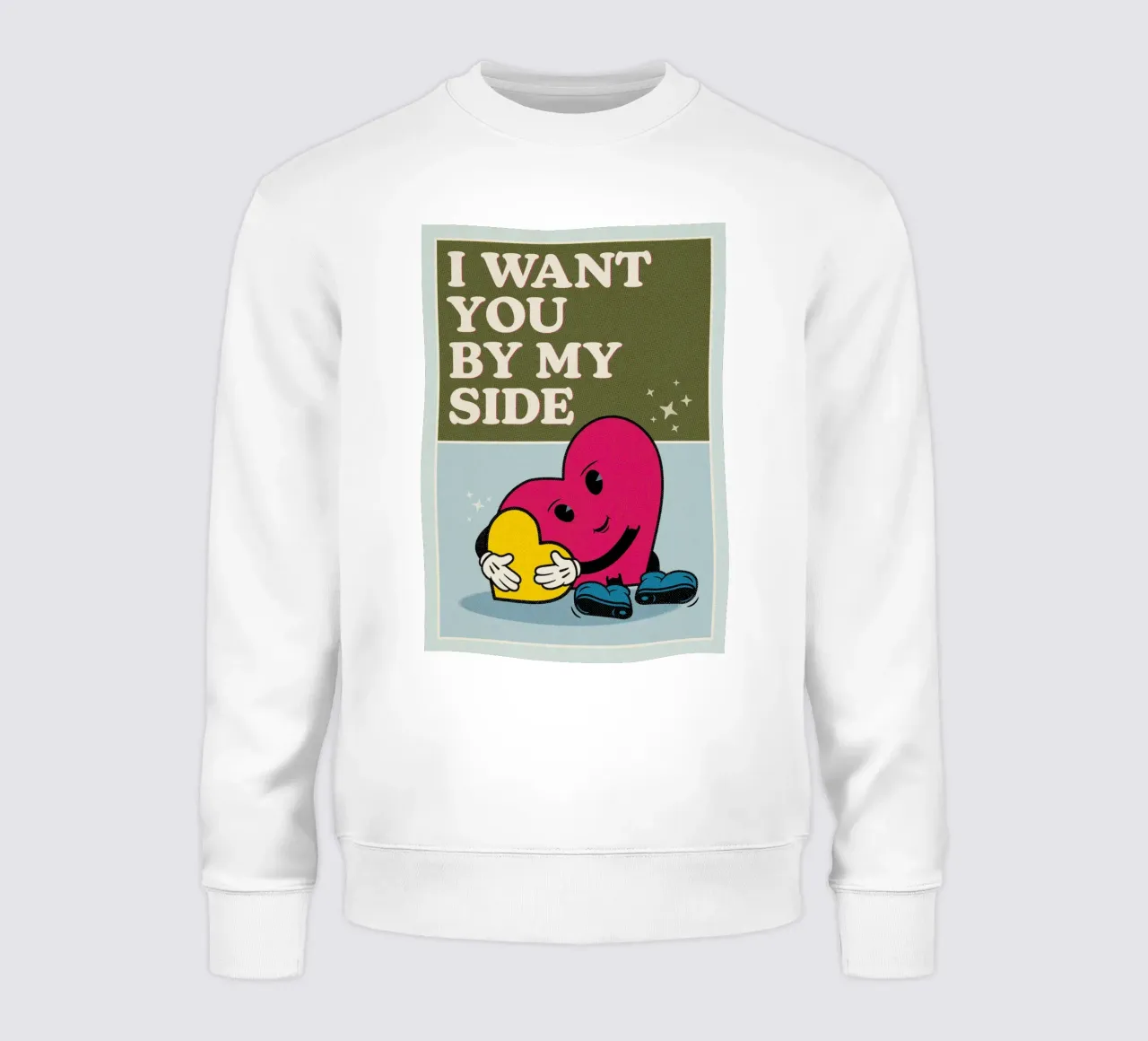 I Want You By My Side felpa da lazydaypaper
