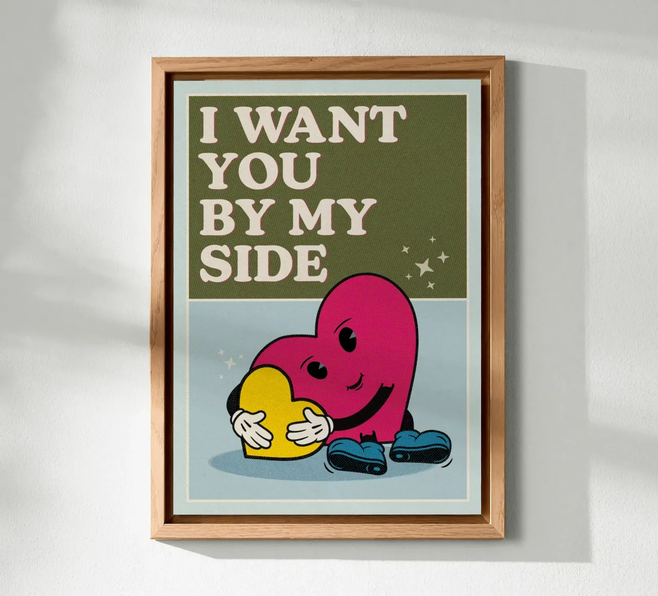 I Want You By My Side alluminio dibond da lazydaypaper