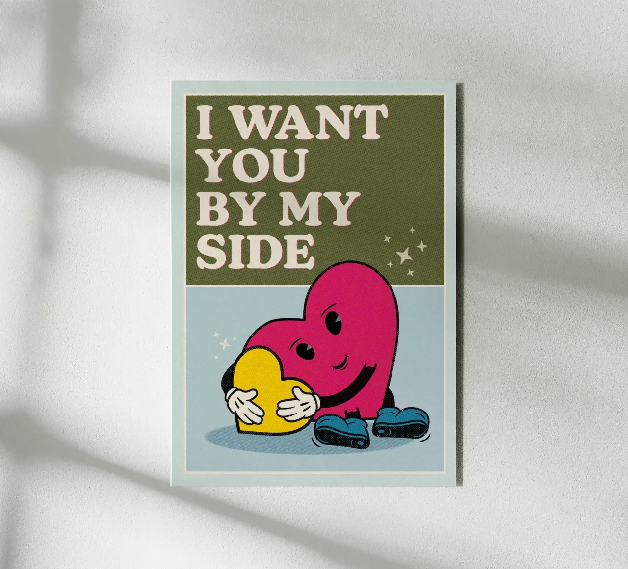 I Want You By My Side alluminio dibond da lazydaypaper