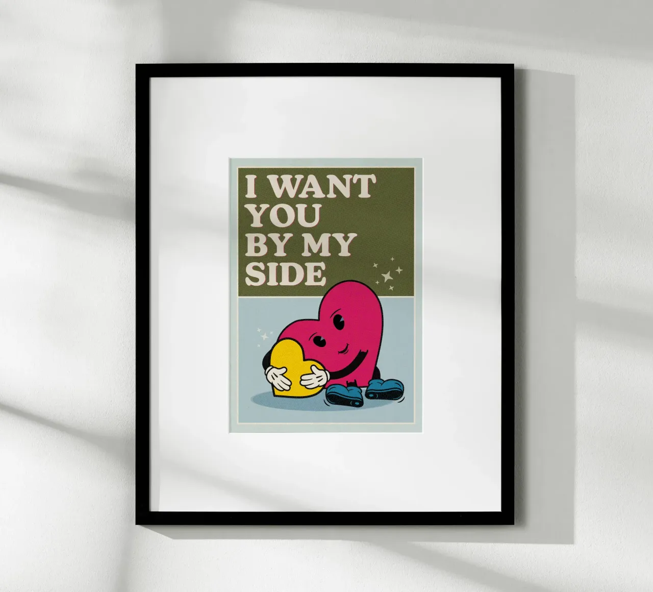 I Want You By My Side poster da lazydaypaper