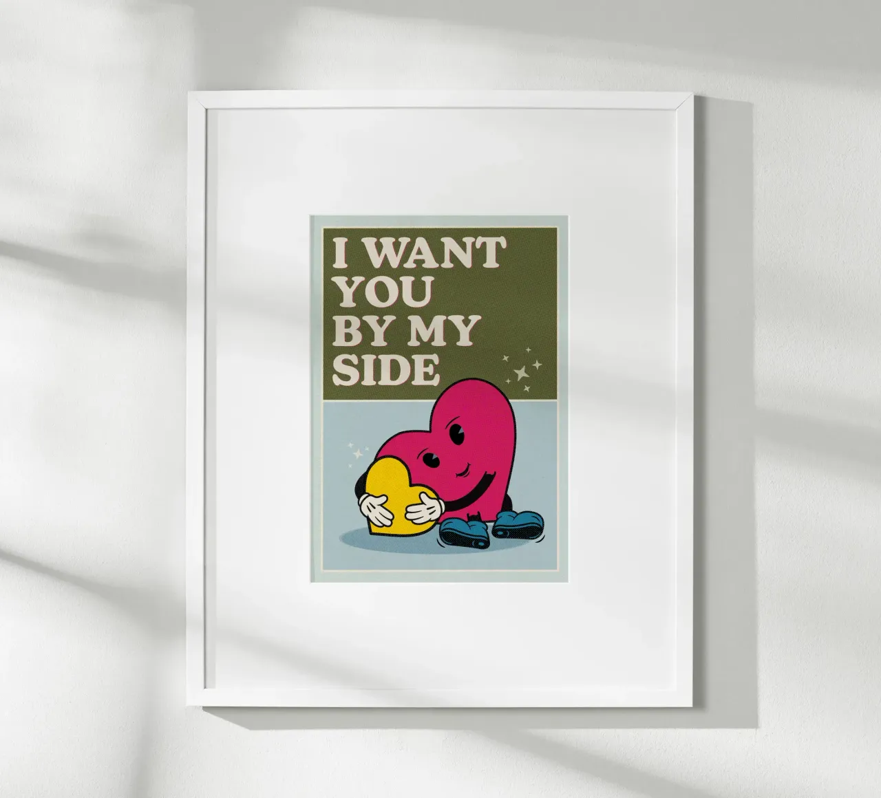 I Want You By My Side poster da lazydaypaper