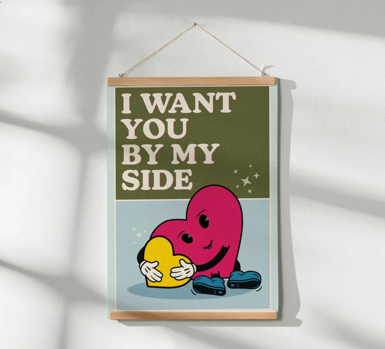 I Want You By My Side poster da lazydaypaper