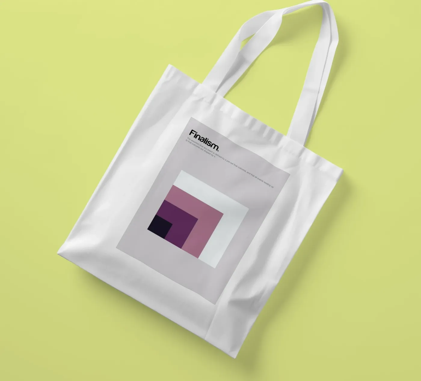 Finalism tote bag by Genís Carreras