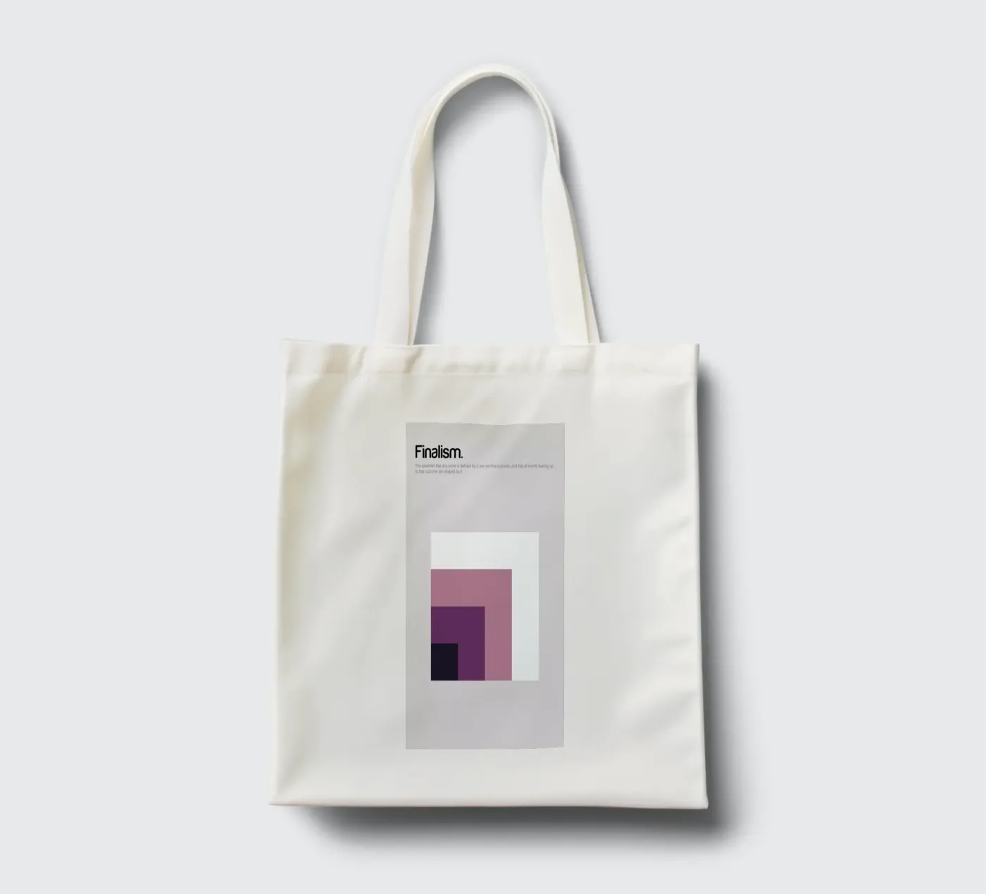 Finalism tote bag by Genís Carreras