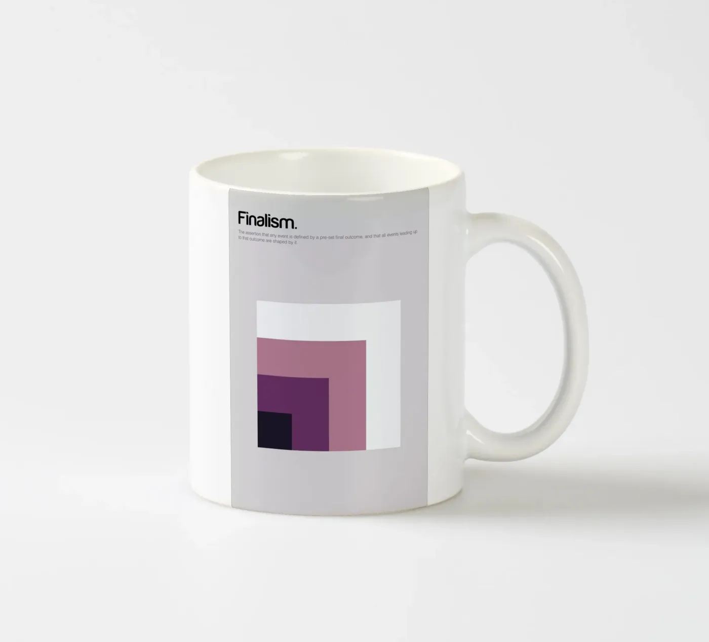 Finalism ceramic mug by Genís Carreras