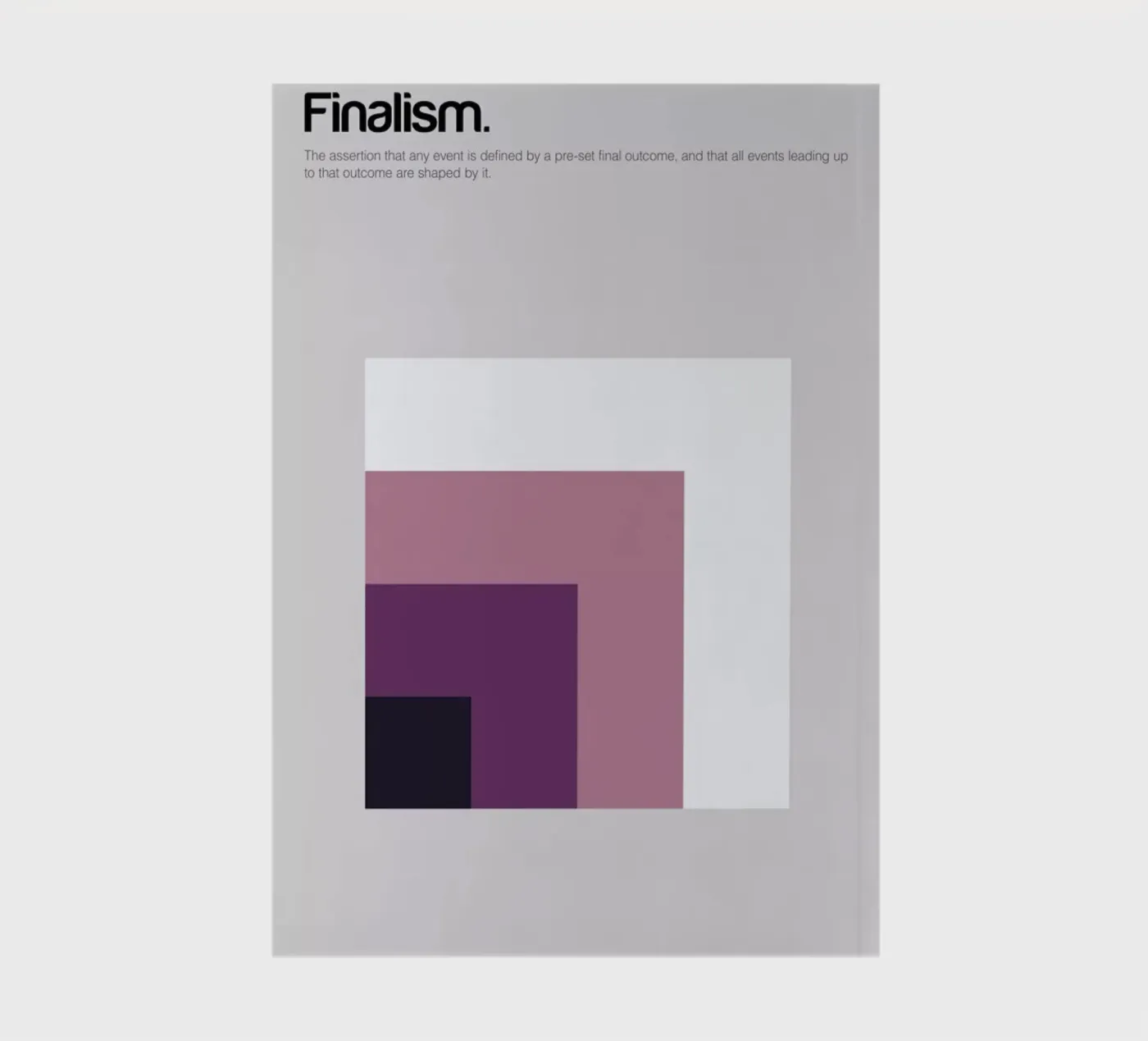 Finalism notebook by Genís Carreras