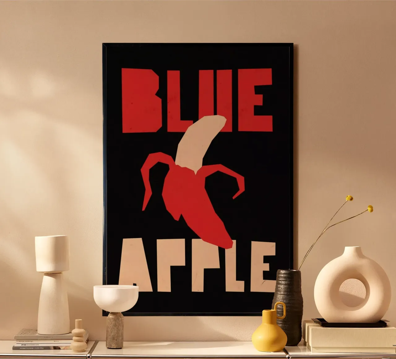 Blue orange poster da Yetiland