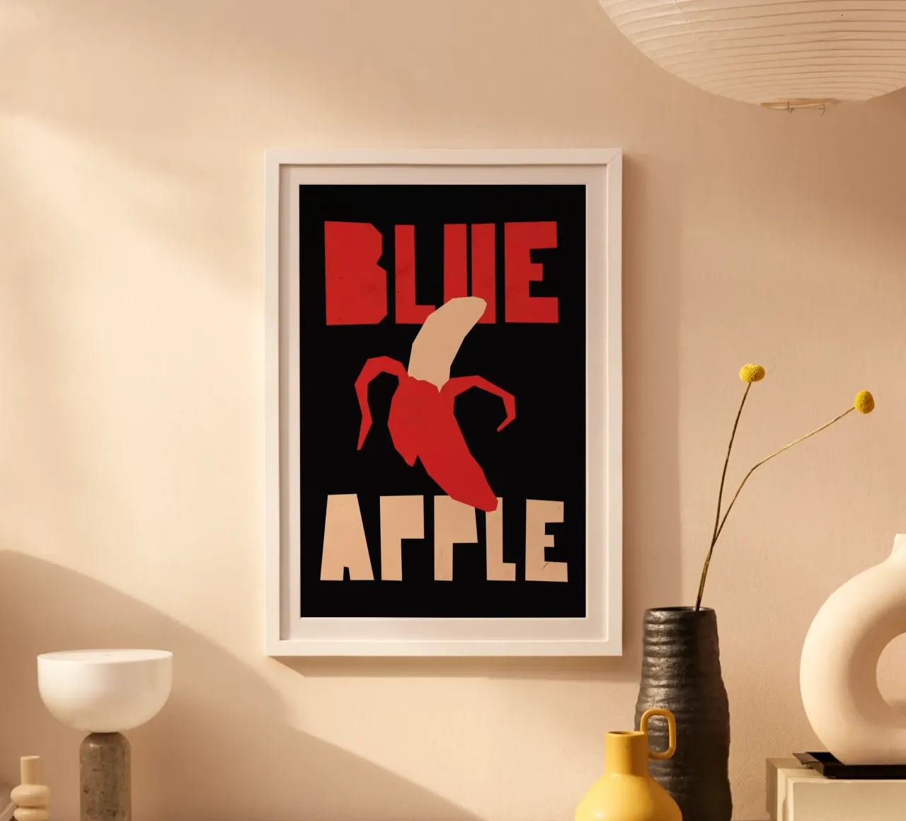 Blue orange poster da Yetiland