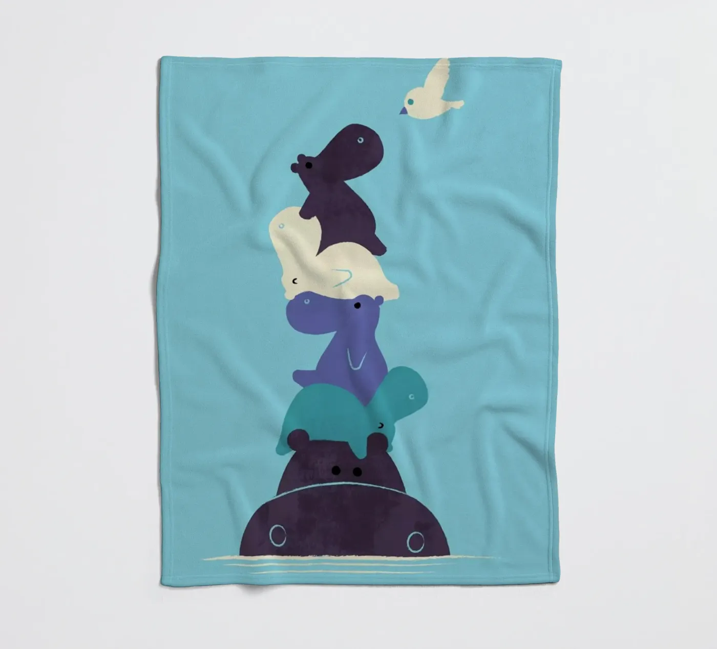 Birdie Fleecedecke von Jay Fleck