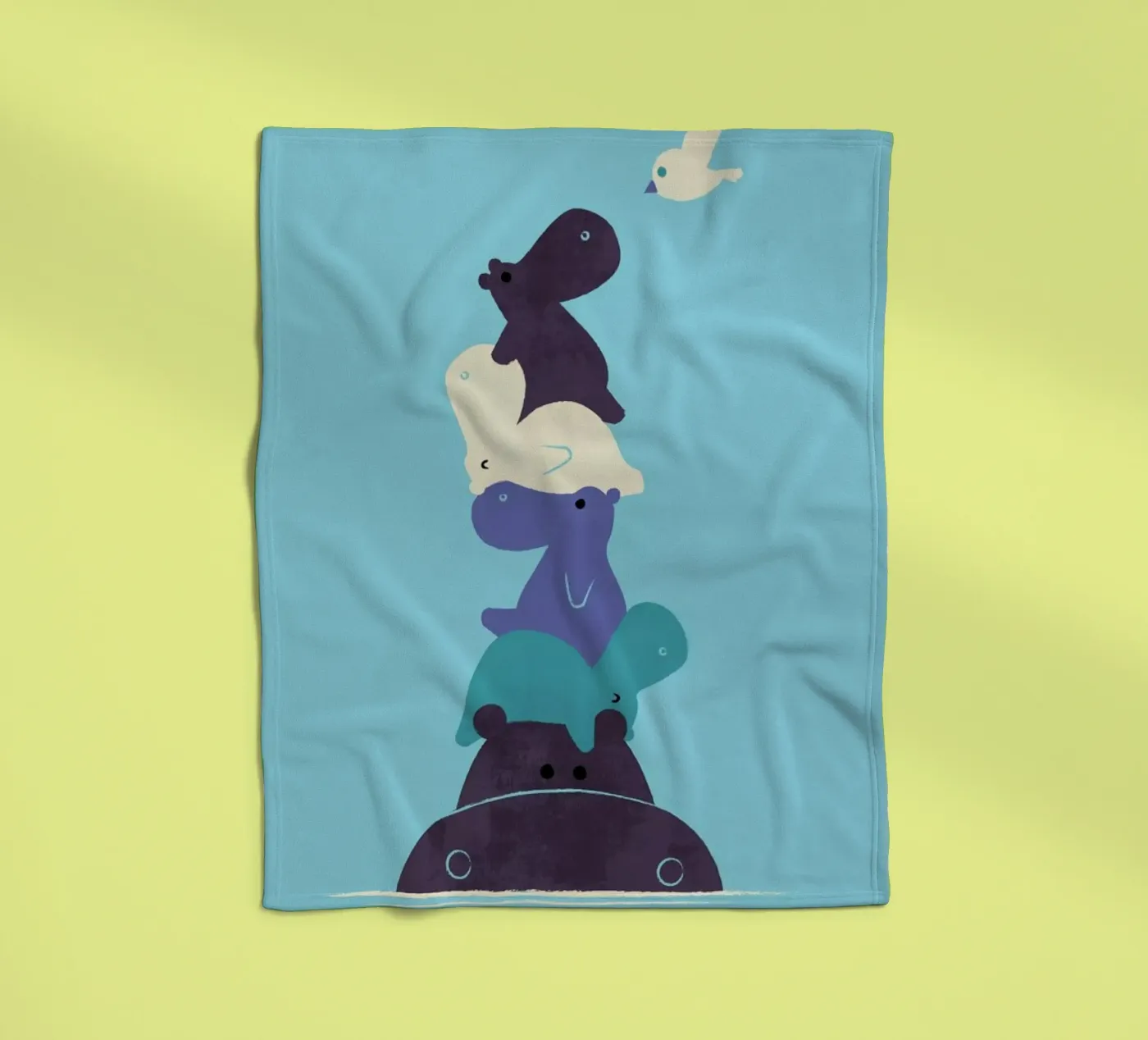 Birdie Fleecedecke von Jay Fleck