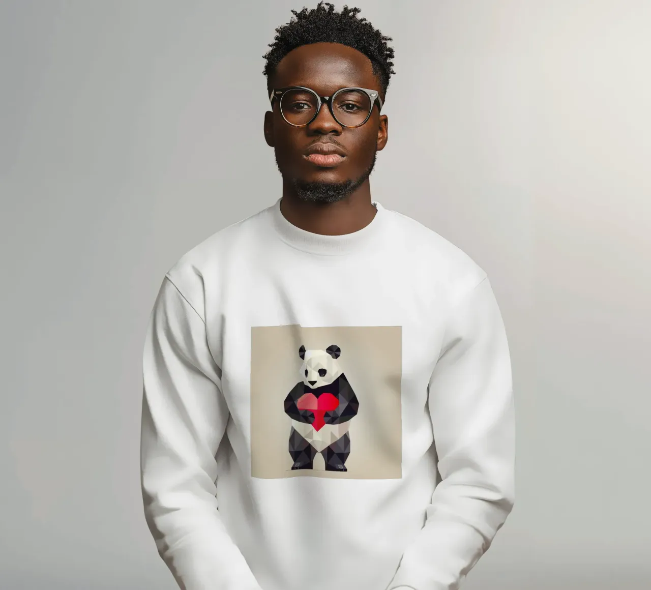 Panda con cuore - un simbolo di amore e armonia felpa da namosh