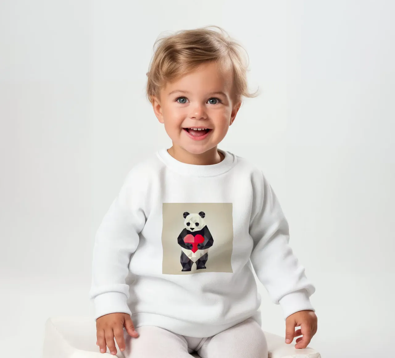 Panda con cuore - un simbolo di amore e armonia felpa neonato da namosh
