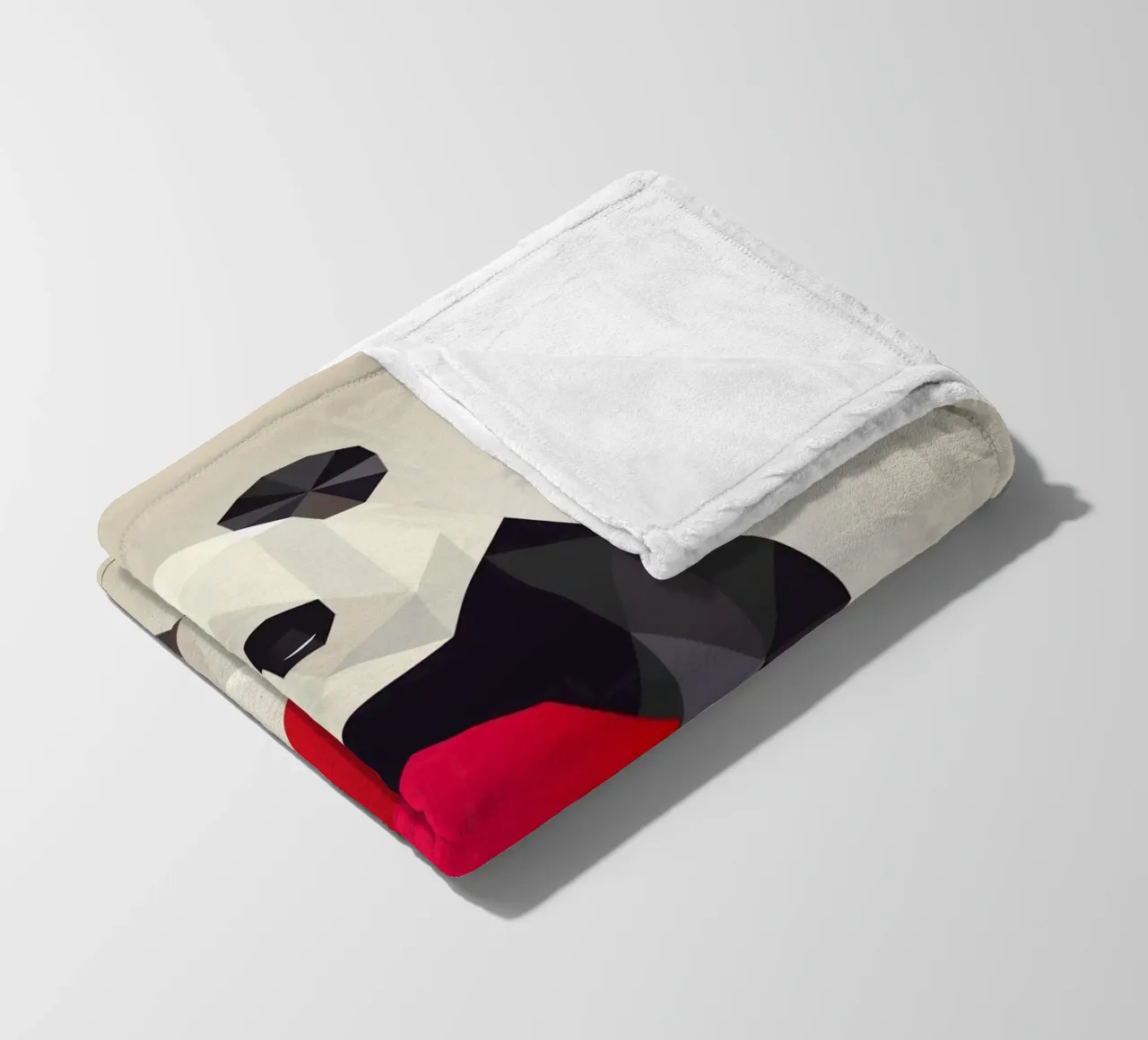 Panda con cuore - un simbolo di amore e armonia coperta in pile da namosh