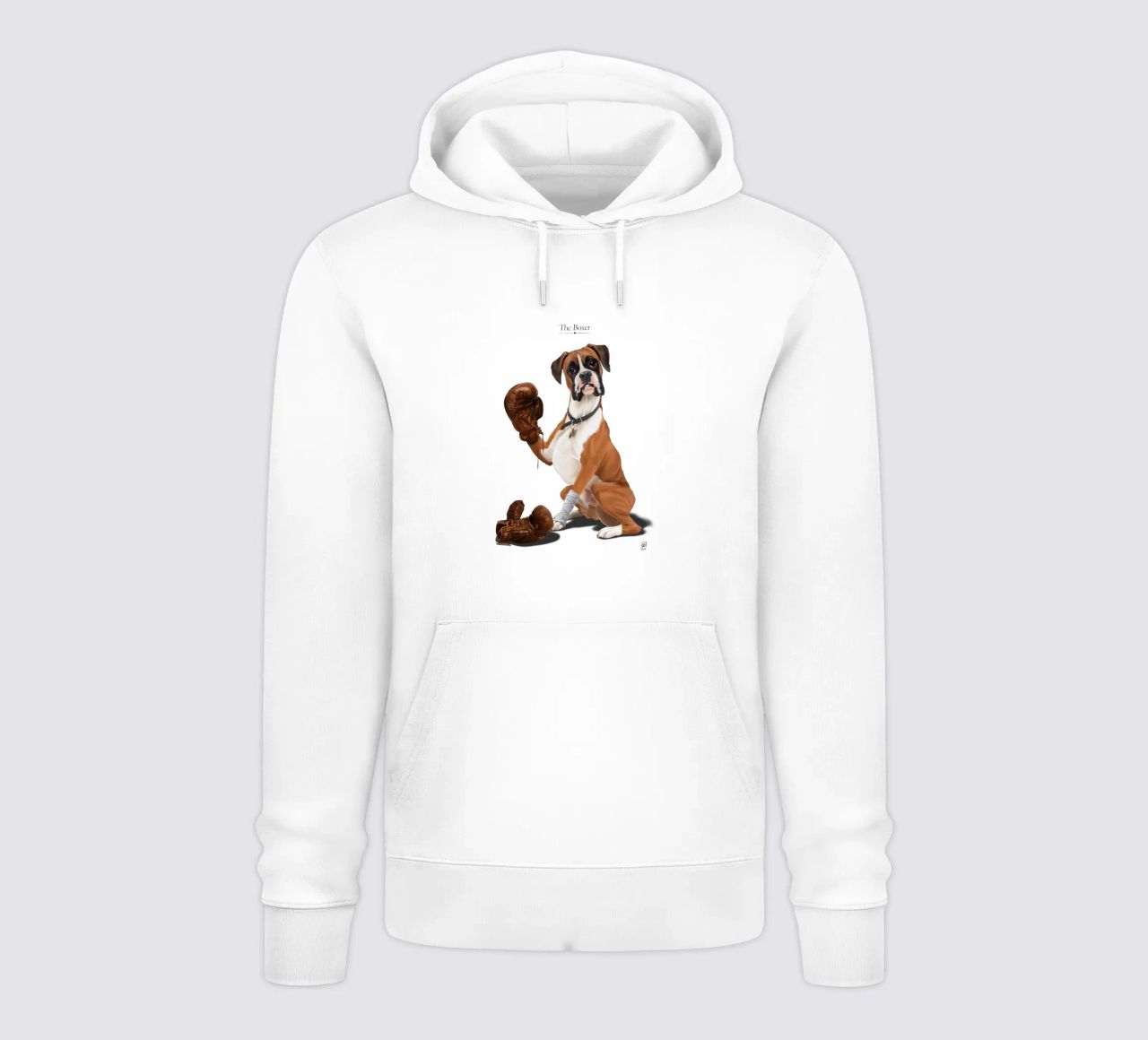 The Boxer (Titled) felpa con cappuccio da Rob Art | Illustration