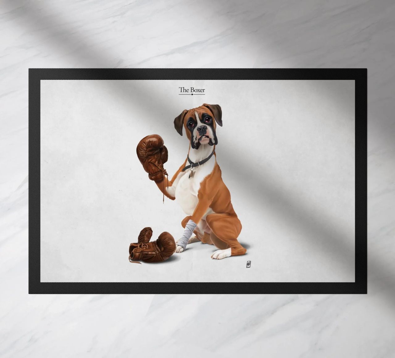 The Boxer (Titled) zerbino da Rob Art | Illustration