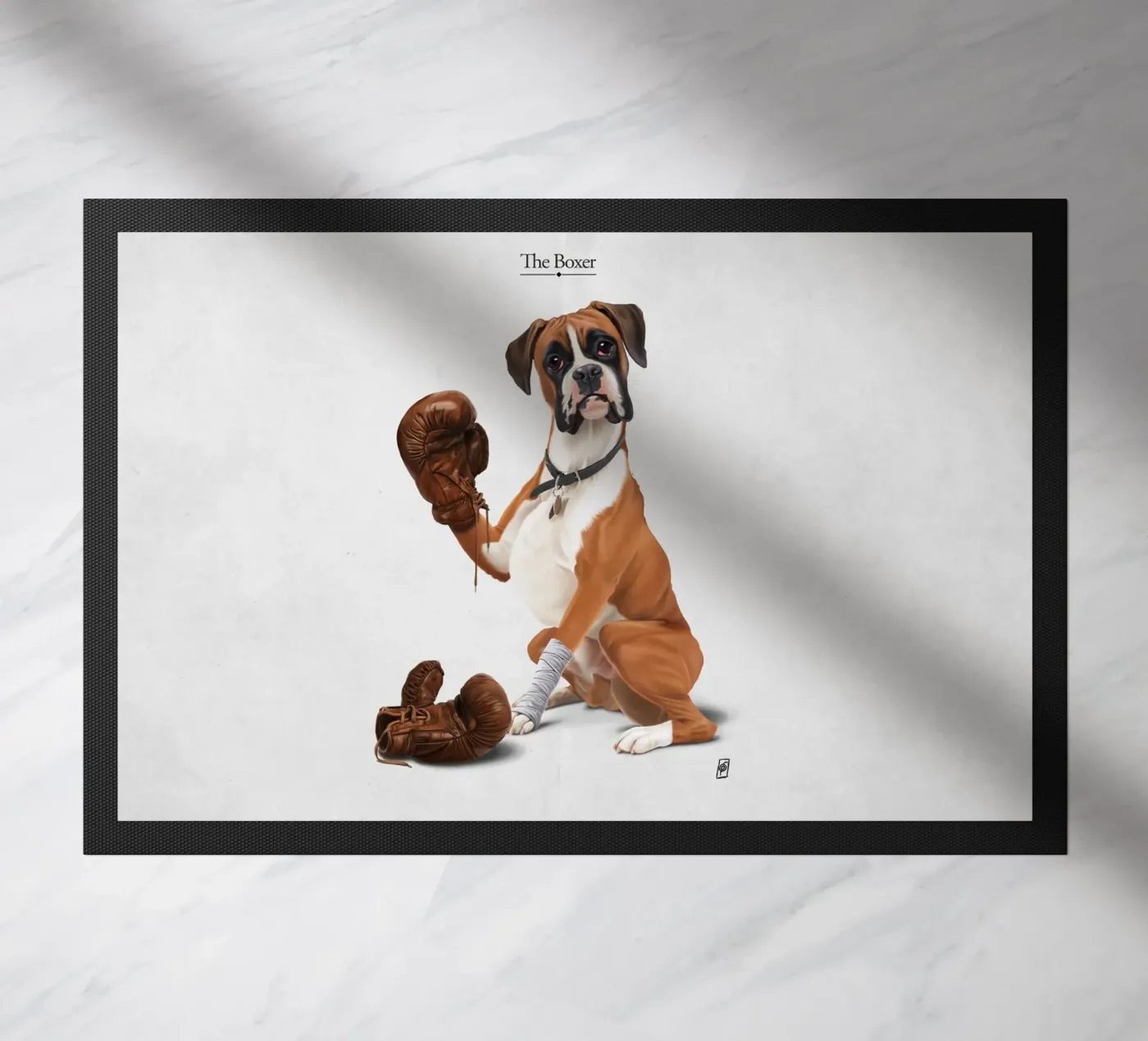 The Boxer (Titled) zerbino da Rob Art | Illustration