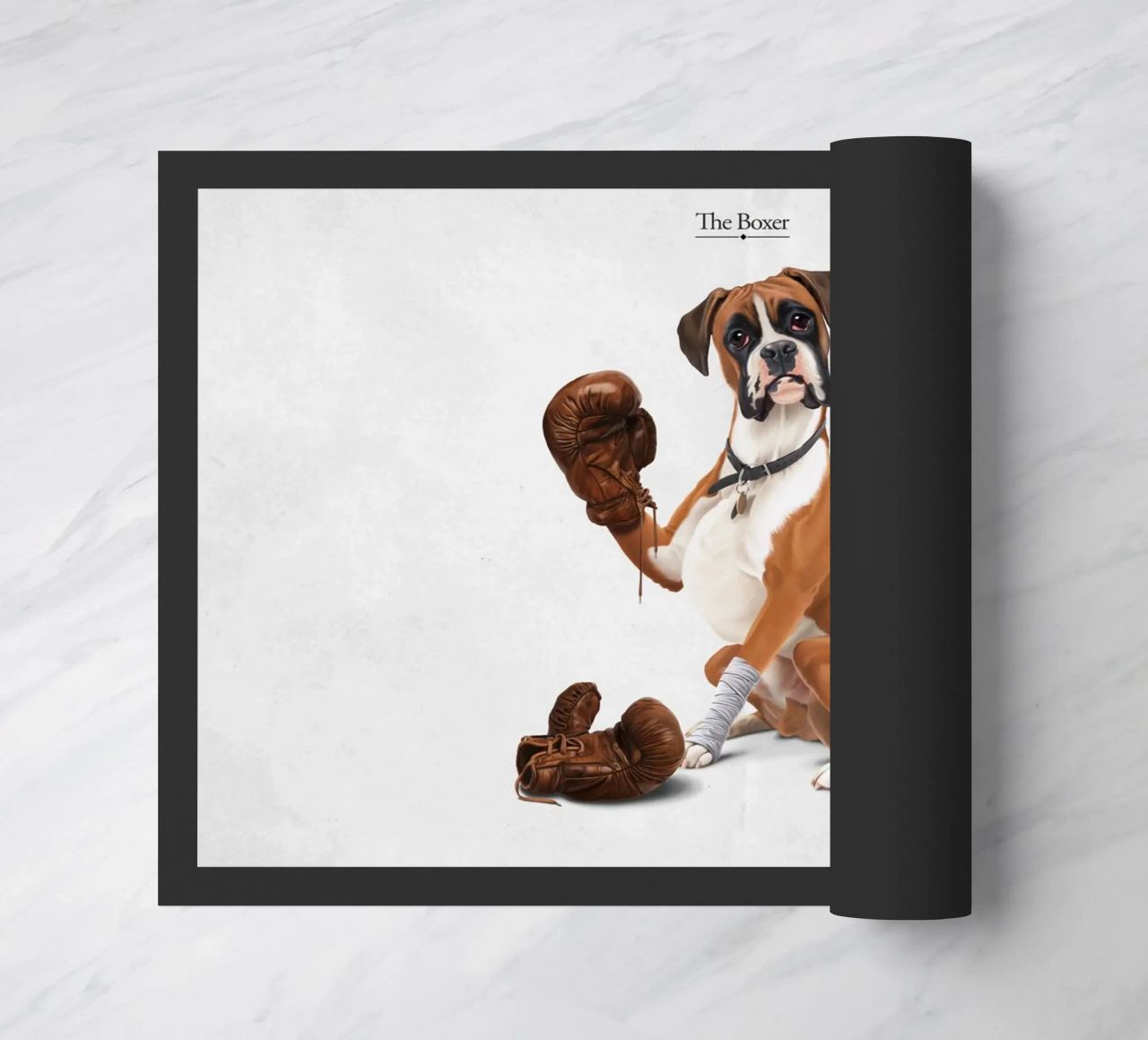 The Boxer (Titled) zerbino da Rob Art | Illustration