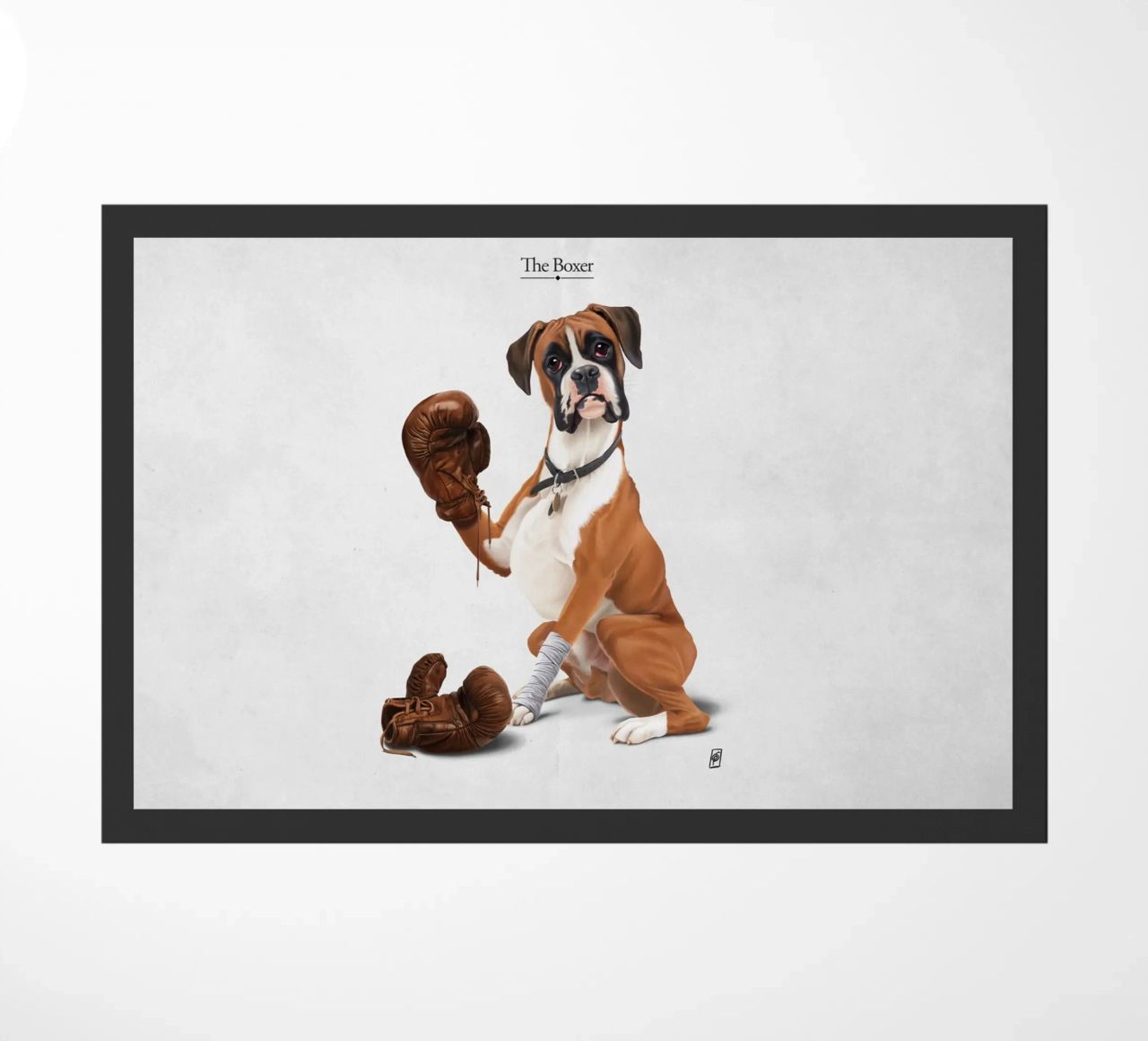 The Boxer (Titled) zerbino da Rob Art | Illustration