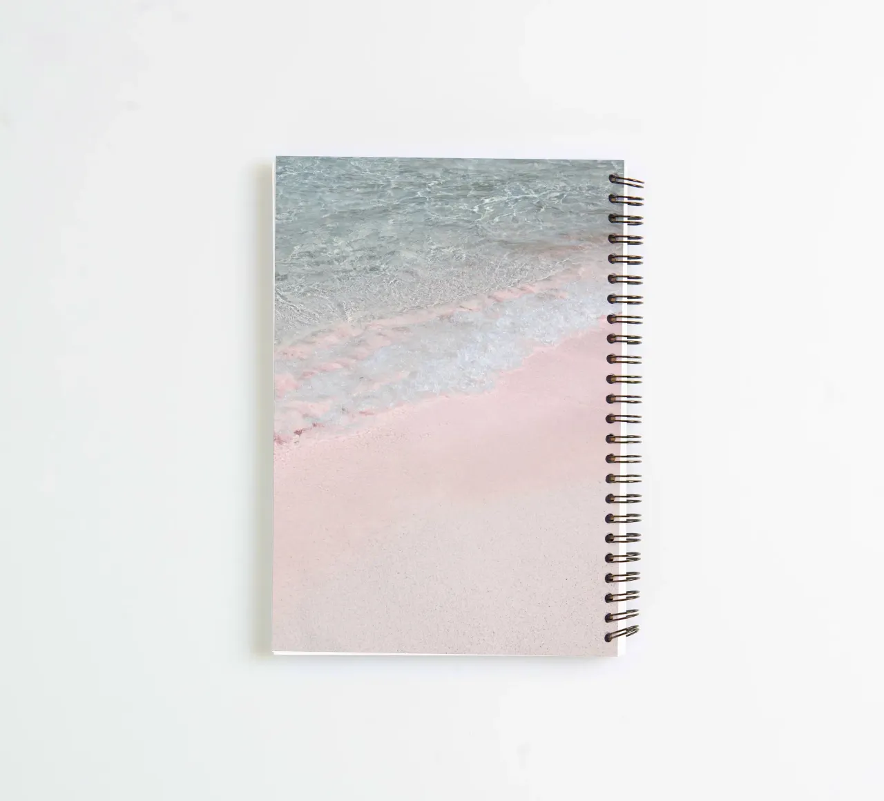 Pink Beach spiral notebook by Henrike Schenk Photography