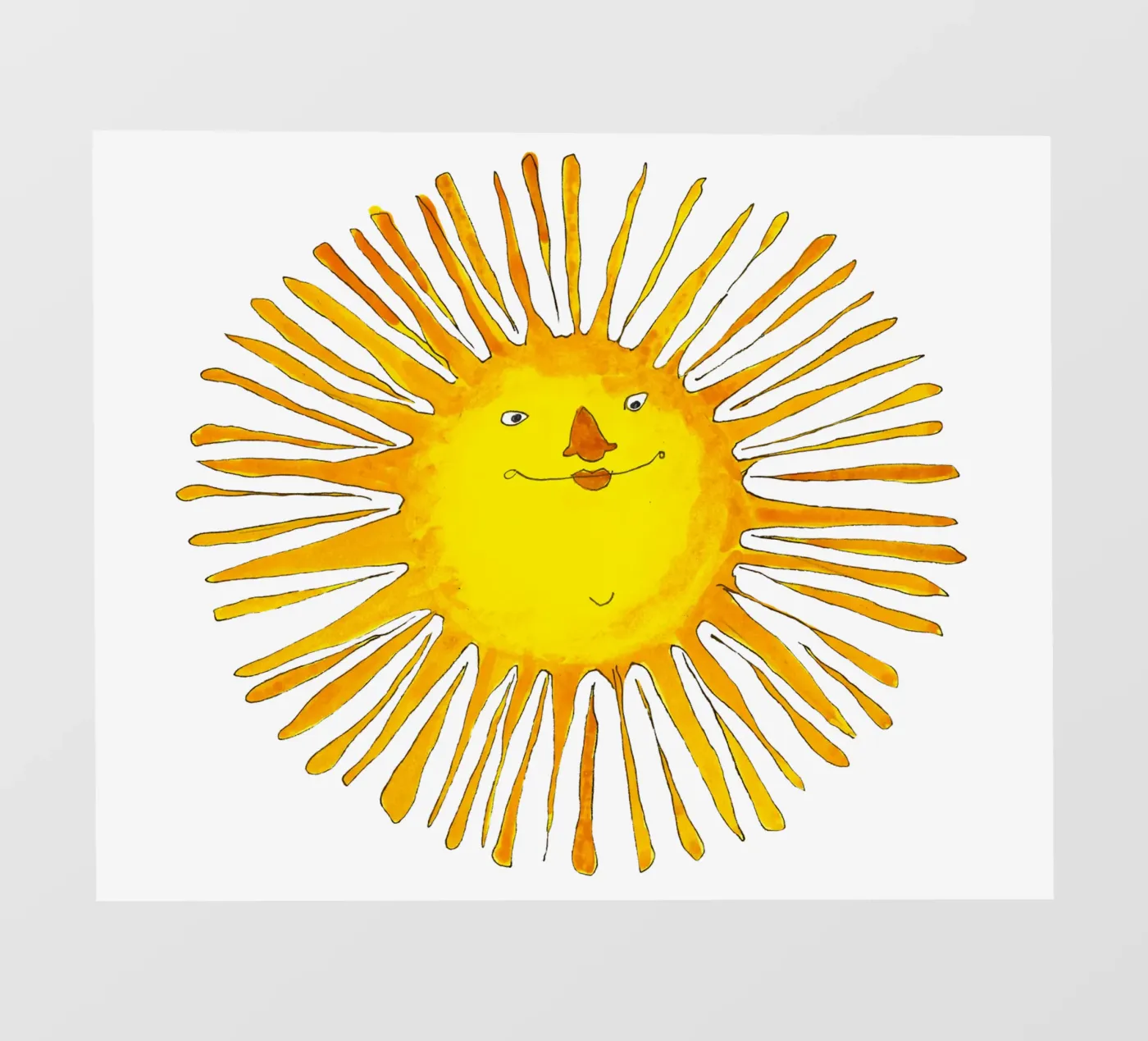 Die Sonne scheint pellicola backlit da Face & Content