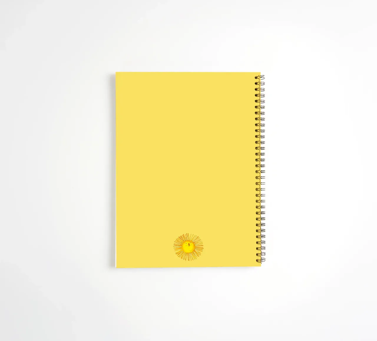Die Sonne scheint spiral notebook by Face & Content