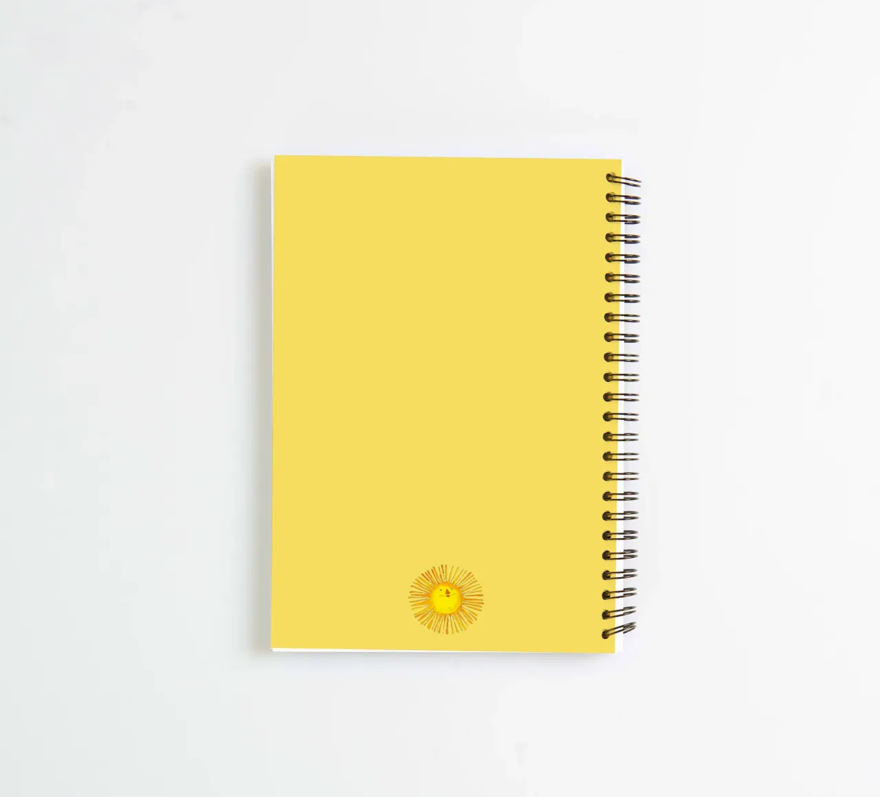 Die Sonne scheint spiral notebook by Face & Content