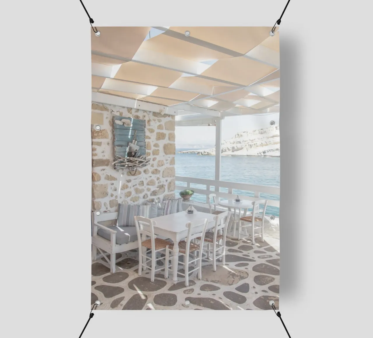 Terrazza greca telo in pvc da Henrike Schenk Photography