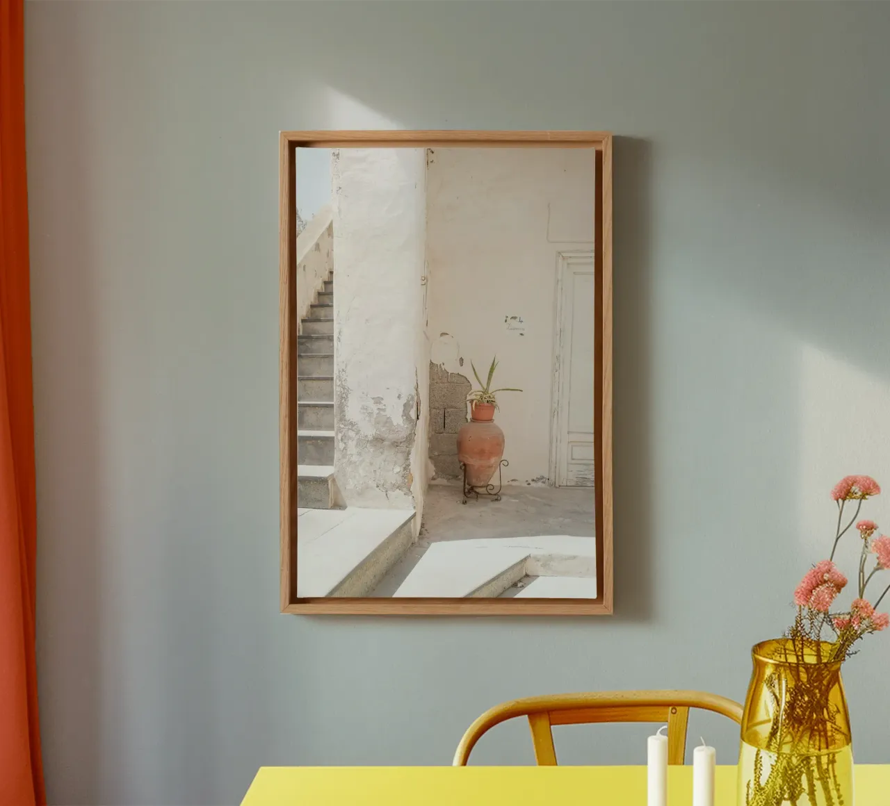 Mediterranean Vibes canvas with Floater frame by Henrike Schenk Photography