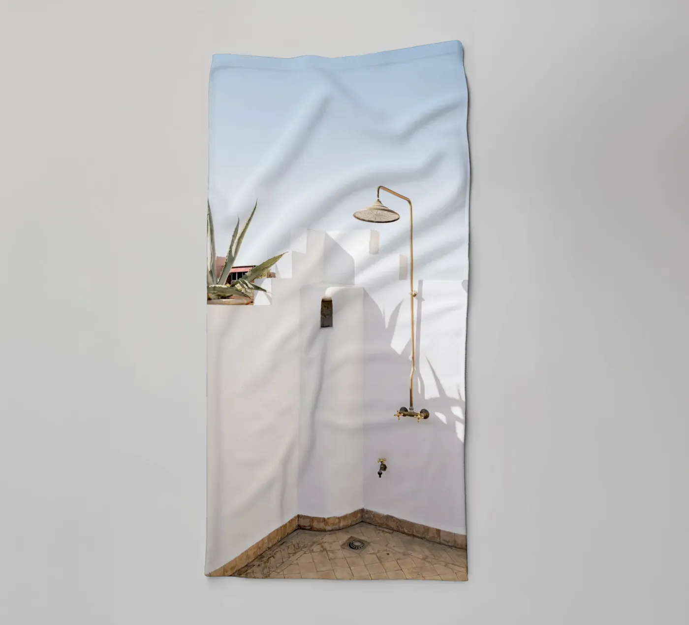 Sunshower towel by Henrike Schenk Photography