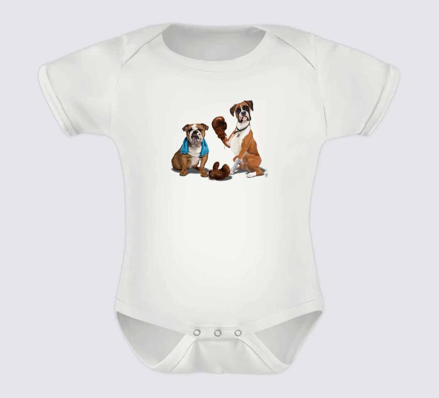 Raging (Wordless) body bébé de Rob Art | Illustration