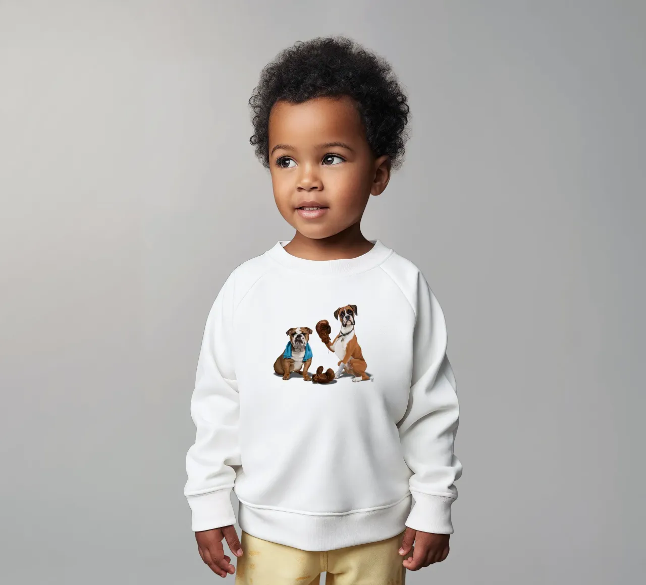 Raging (Wordless) Baby Sweatshirt von Rob Art | Illustration