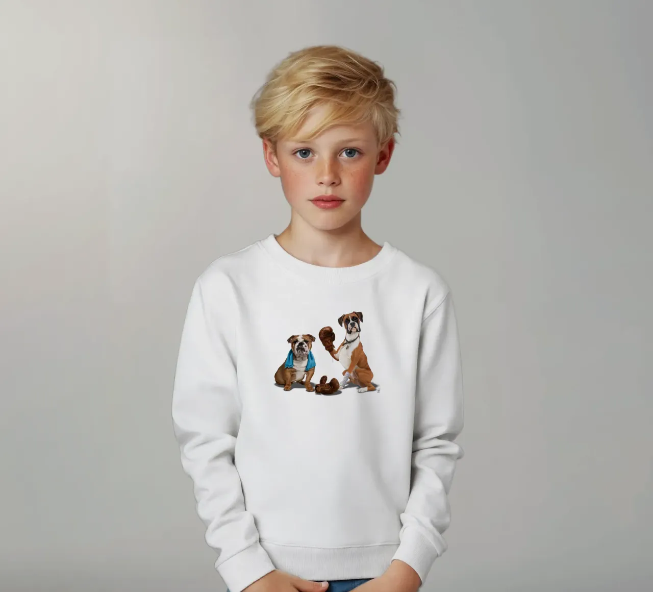 Raging (Wordless) felpa bambino da Rob Art | Illustration