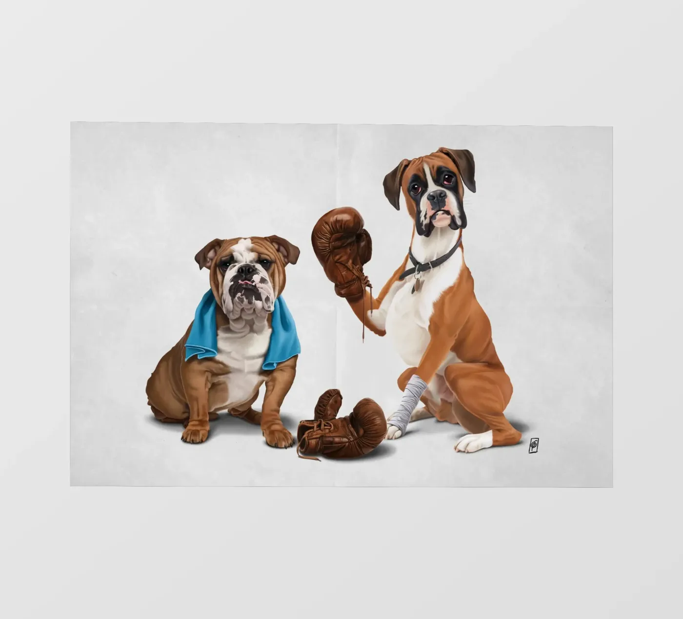 Raging (Wordless) pellicola backlit da Rob Art | Illustration