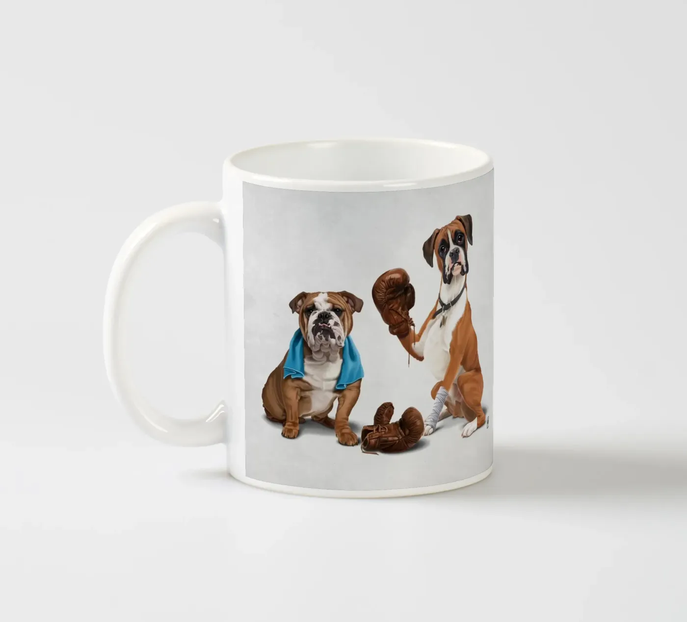 Raging (Wordless) ceramic mug by Rob Art | Illustration
