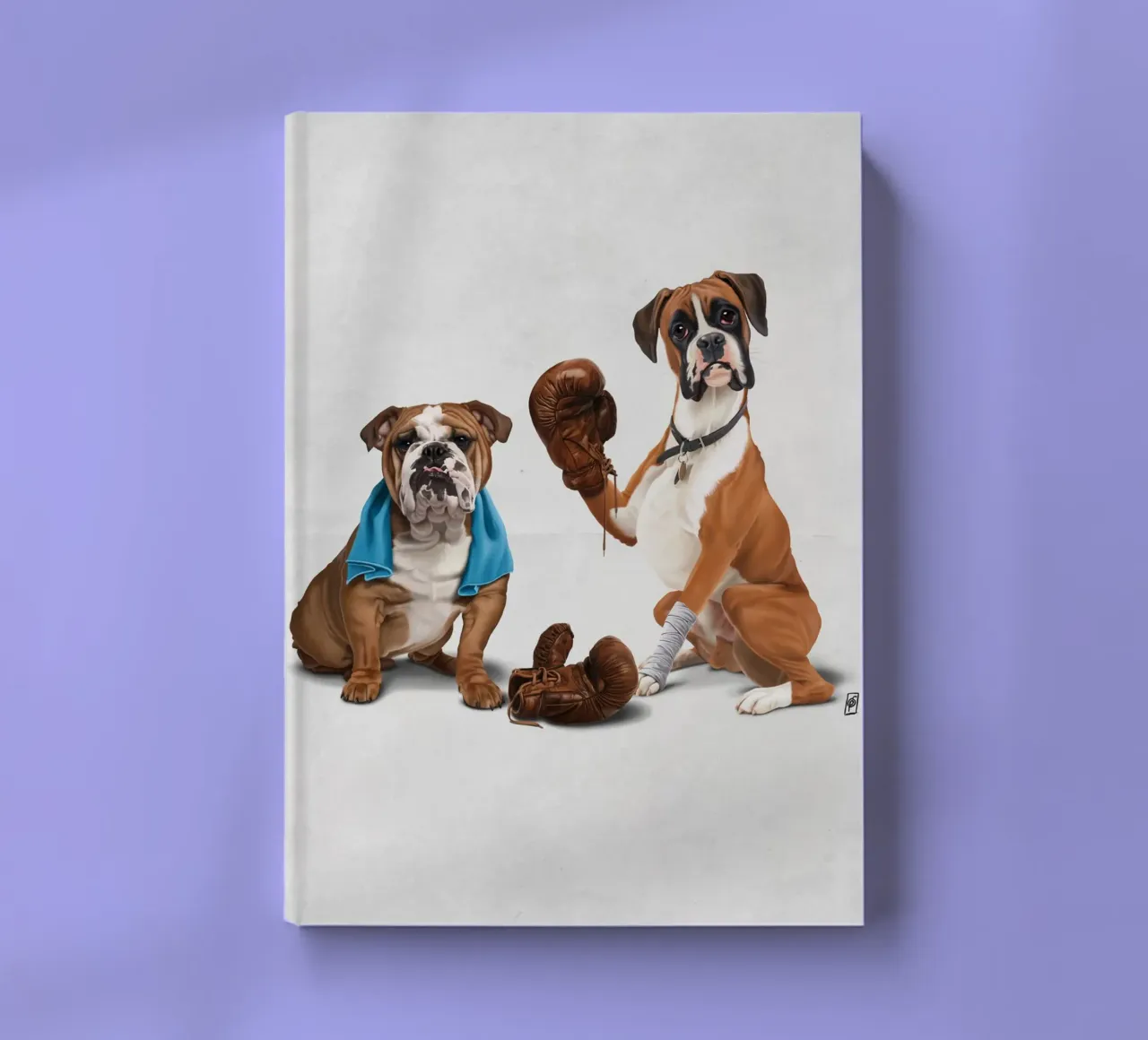 Raging (Wordless) notebook by Rob Art | Illustration