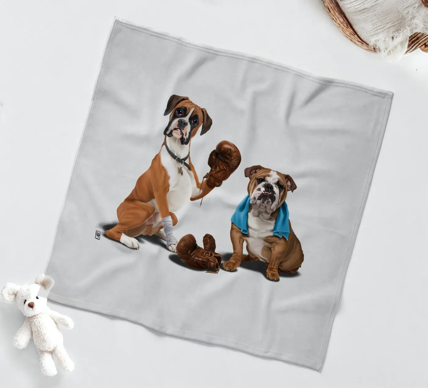 Raging (Wordless) fleecedeken van Rob Art | Illustration