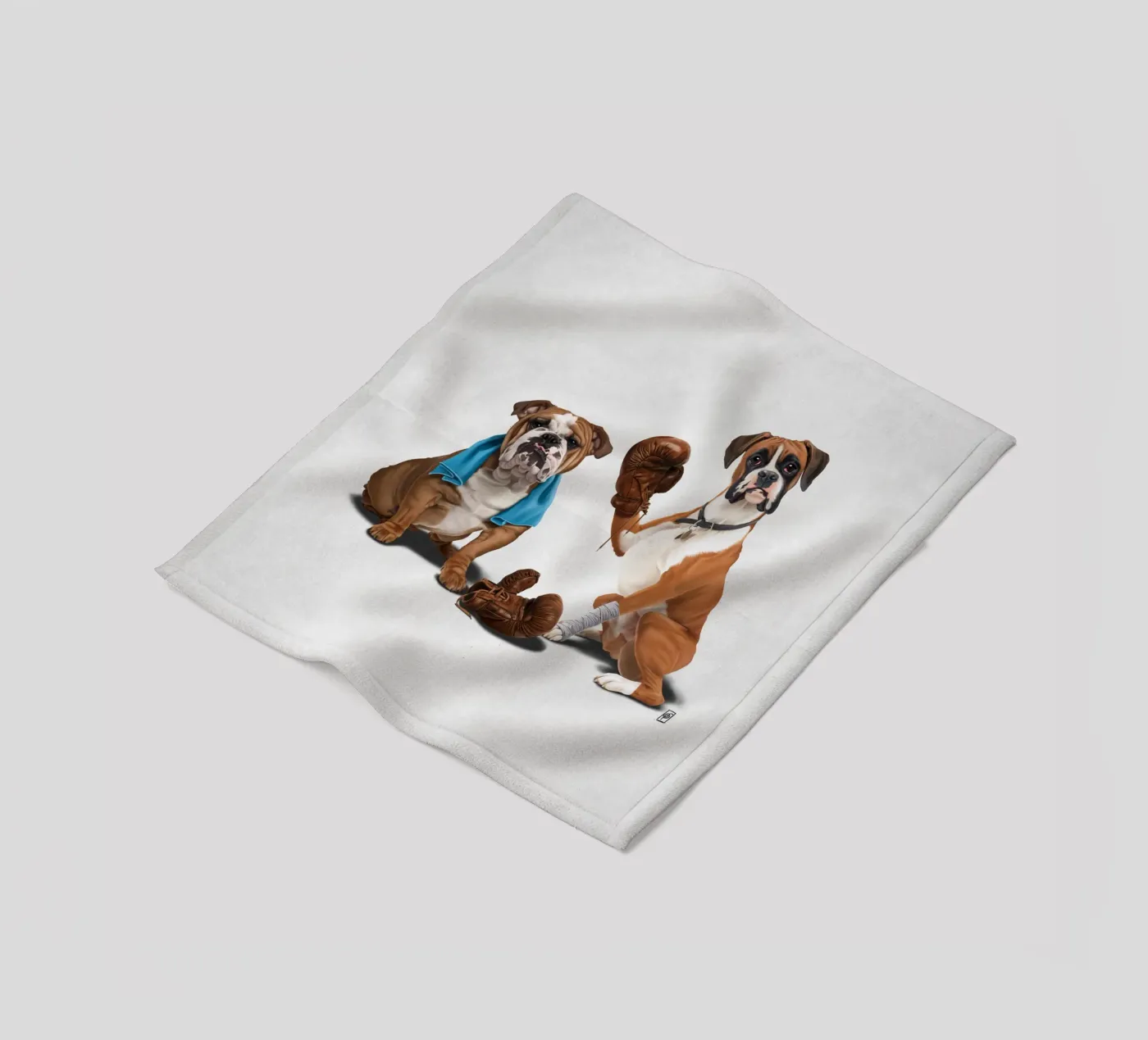 Raging (Wordless) fleecedeken van Rob Art | Illustration