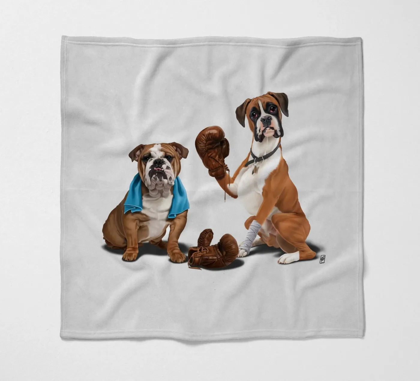 Raging (Wordless) fleecedeken van Rob Art | Illustration