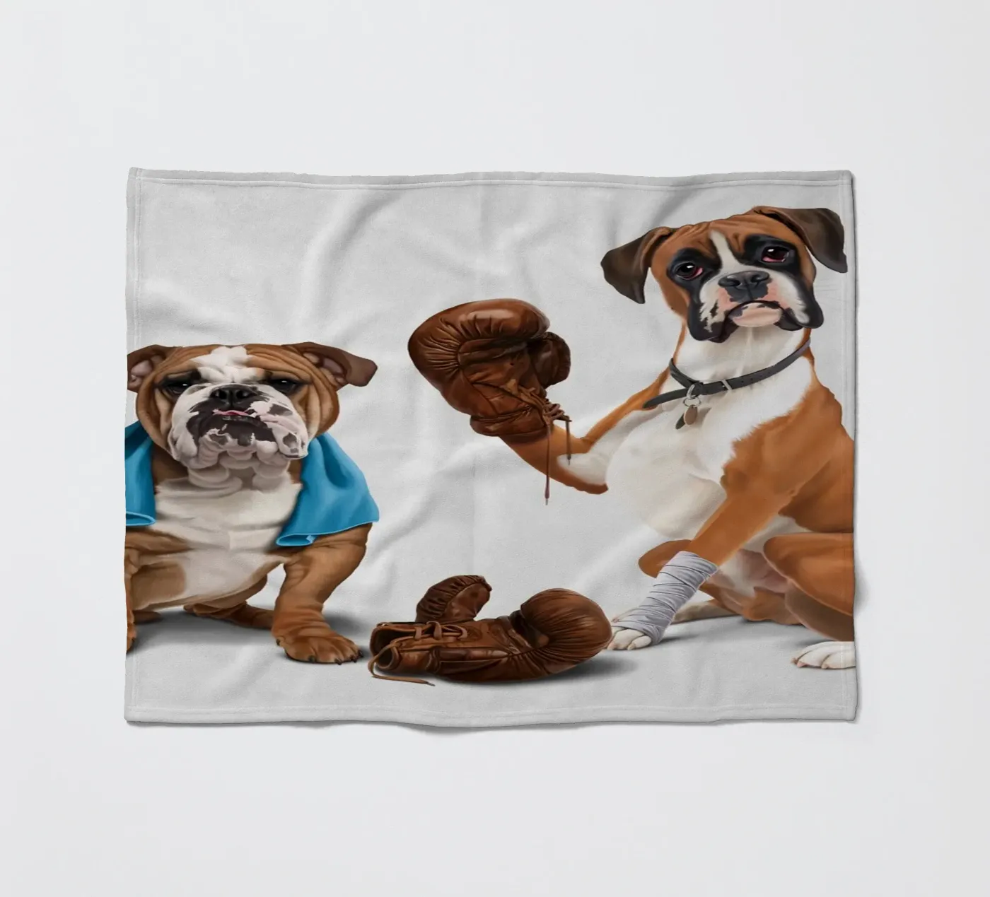 Raging (Wordless) fleecedeken van Rob Art | Illustration