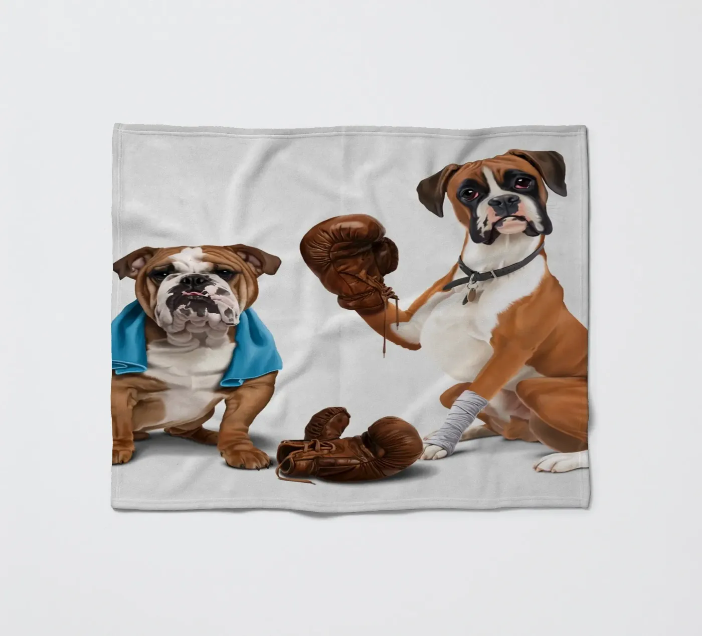 Raging (Wordless) fleecedeken van Rob Art | Illustration