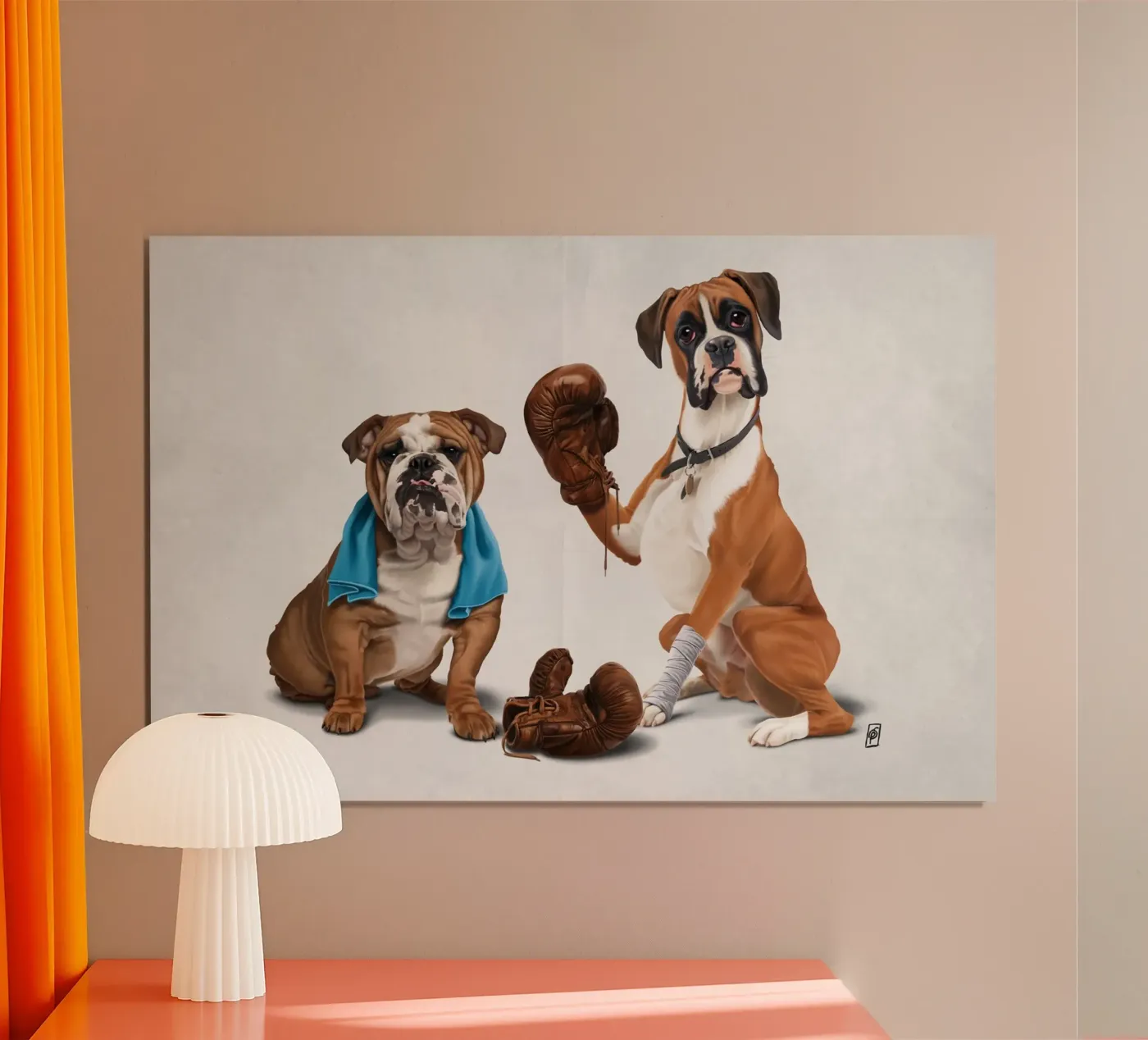 Raging (Wordless) poster by Rob Art | Illustration