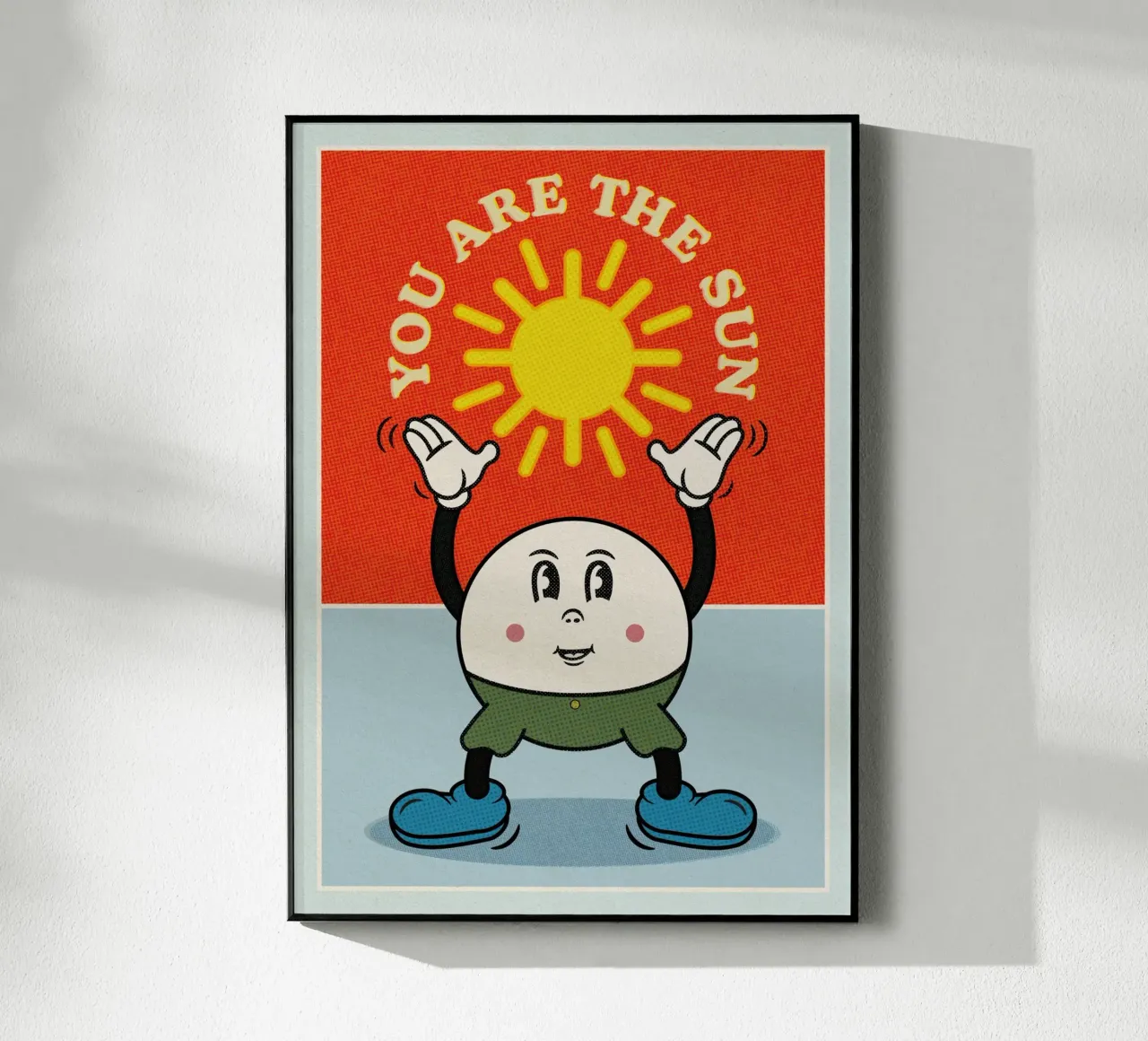 You Are The Sun acrylic glass by lazydaypaper